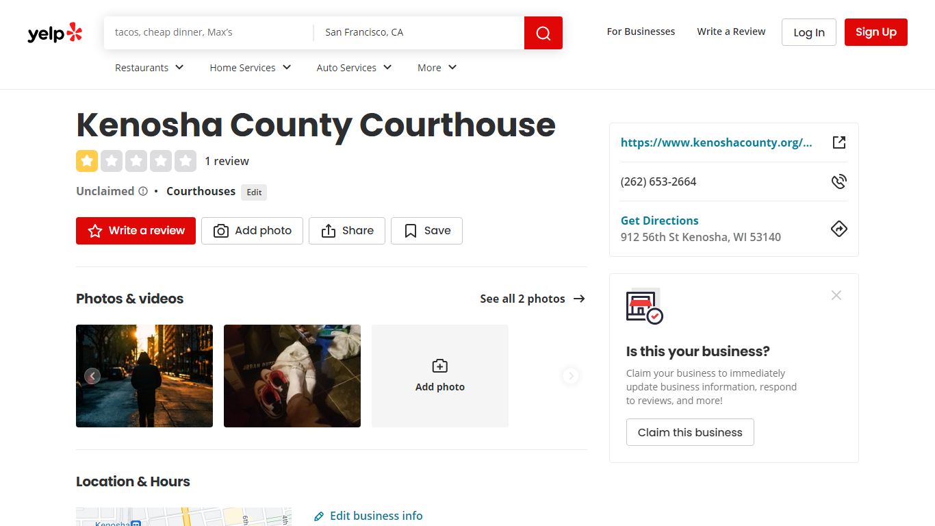 KENOSHA COUNTY COURTHOUSE - Courthouses - 912 56th St, Kenosha ... - Yelp